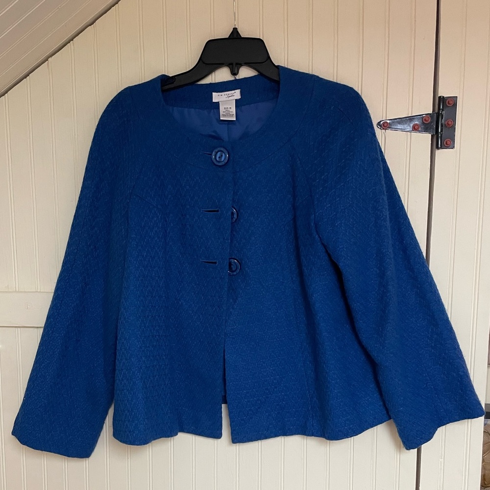 Kim Rogers Button Up Jacket Size M